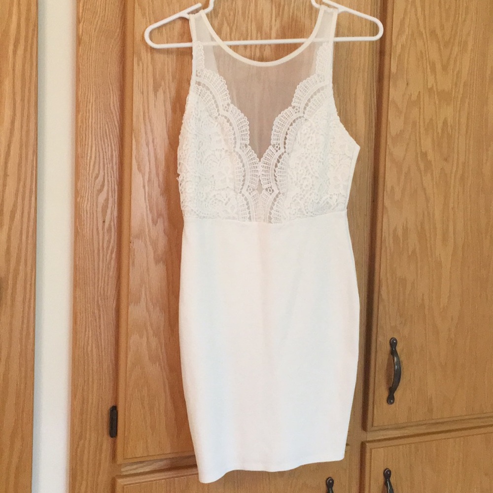 White bodycon dress - Lulus